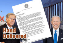 Hand-Delivered Letter to President. Biden at Border Visit