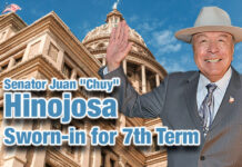 Senator Hinojosa Sworn-In as 88th Legislative Session Begins