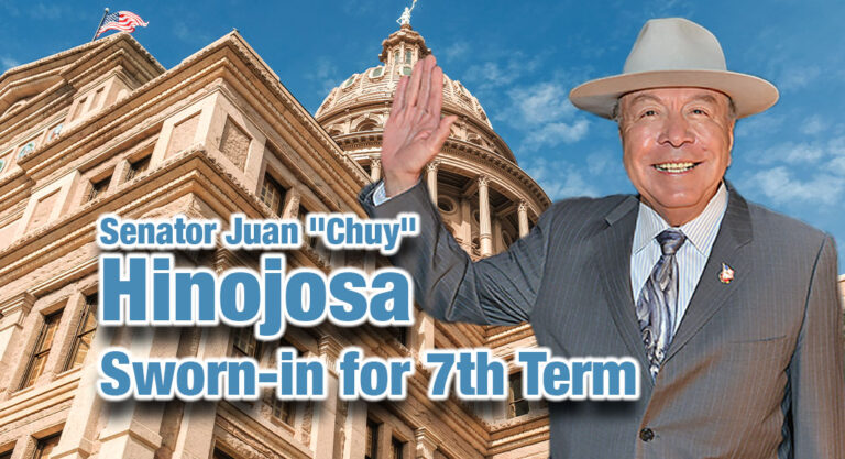 Senator Hinojosa Sworn-In as 88th Legislative Session Begins