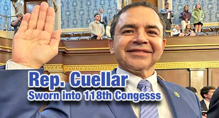 Rep. Cuellar Sworn Into the 118th Congress