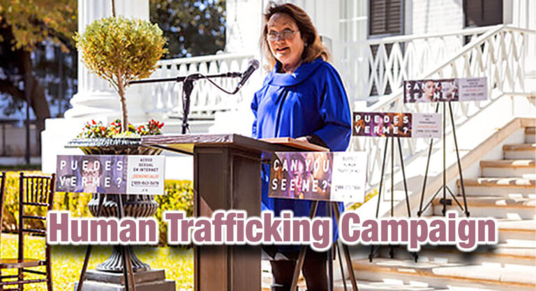 First Lady Relaunches Human Trafficking Campaign