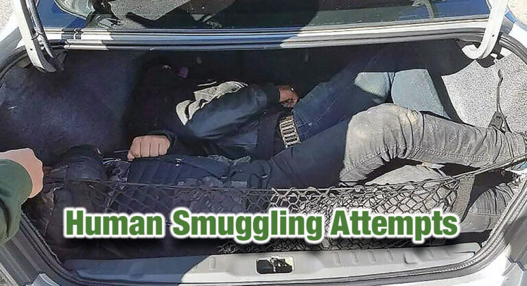 Laredo Sector Prevented Several Human Smuggling Attempts