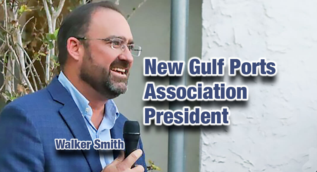 The Port of Harlingen Authority Port Director, Walker Smith, has been installed as the new president of the Gulf Ports Association (GPA). Image courtesy of Port of Harlingen 