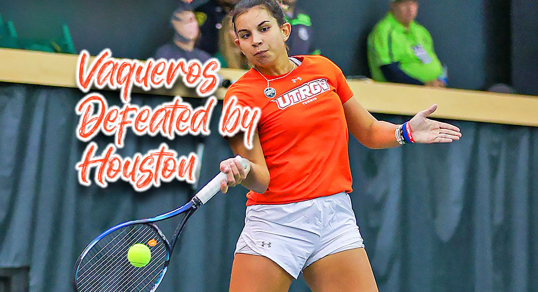 The University of Texas Rio Grande Valley (UTRGV) Vaqueros women’s tennis team was defeated 6-1 by the Houston Cougars (UH) on Sunday at Baylor’s Hawkins Indoor Tennis Center. UTRGV Image