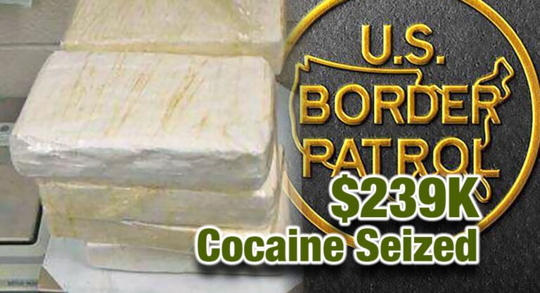 CBP Officers Seize $239K Worth of Cocaine in Brownsville
