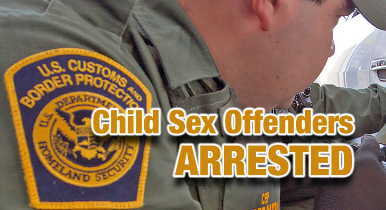 <strong>Del Rio Sector Agents Arrest Two Child Sex Offenders </strong>