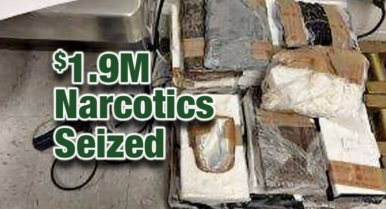 Eagle Pass CBP Seizes Hard Narcotics Worth Over $1.9M
