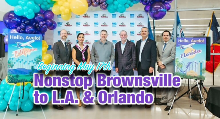 Avelo Airlines Exclusive Nonstop Service from Brownsville to L.A. & Orlando, May17th