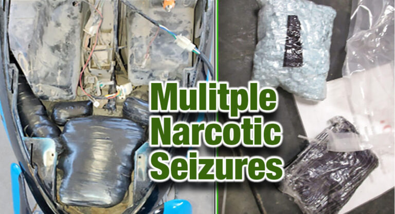 El Paso CBP Officers Stop Multiple Narcotic Smuggling Attempts