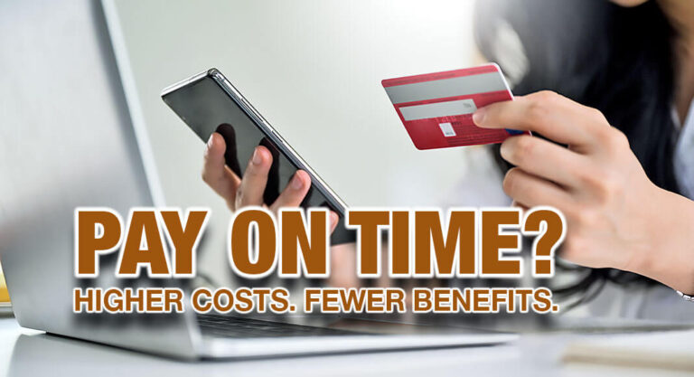 Punishing People Who Pay Their Credit Card Bills on Time
