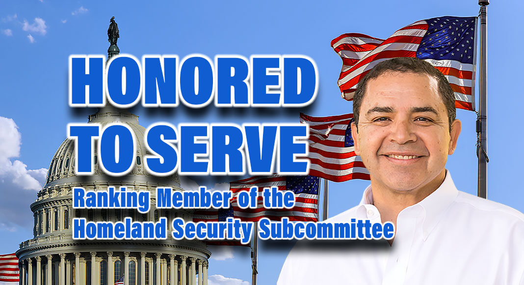 Congressman Henry Cuellar (TX-28) has been named Ranking Member of the House Appropriations Subcommittee on Homeland Security. Image for illustration purposes