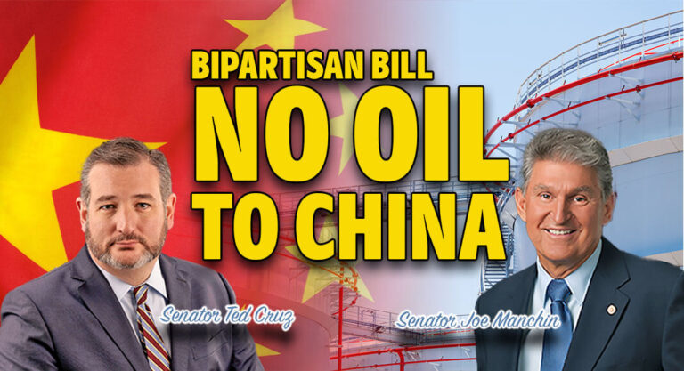 Senators Bipartisan Bill Prohibiting Sale of Oil from SPR to China