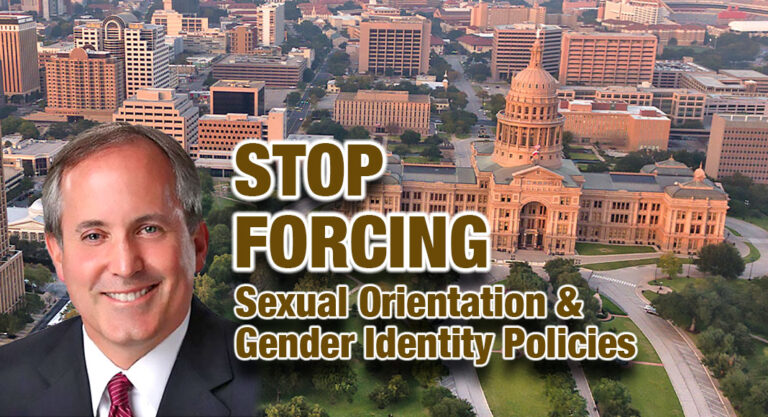 Stop Forcing “Sexual Orientation” & “Gender Identity” Policies on States 