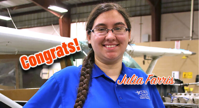 Program’s First Female FAA Certification in More Than a Decade