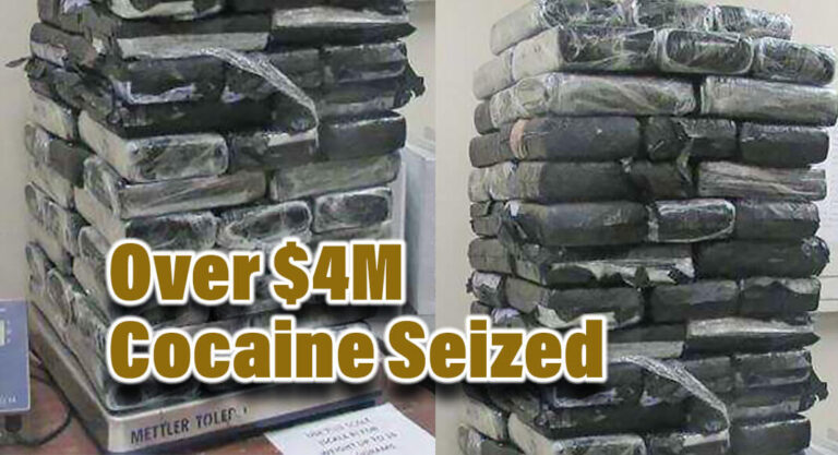 CBP Seizes Over $4M in Cocaine at Hidalgo International Bridge