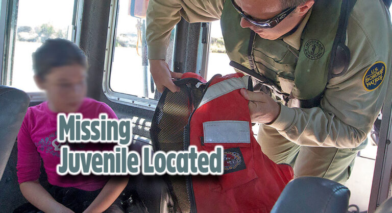 RGV Agents Find a Missing Juvenile