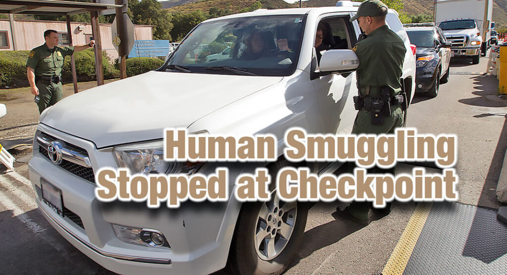  Busy weekend for Laredo Sector Border Patrol agents. A total of five human smuggling attempts resulted in the apprehension of nearly 20 undocumented individuals at the I-35 checkpoint. USCBP Image for illustration purposes
