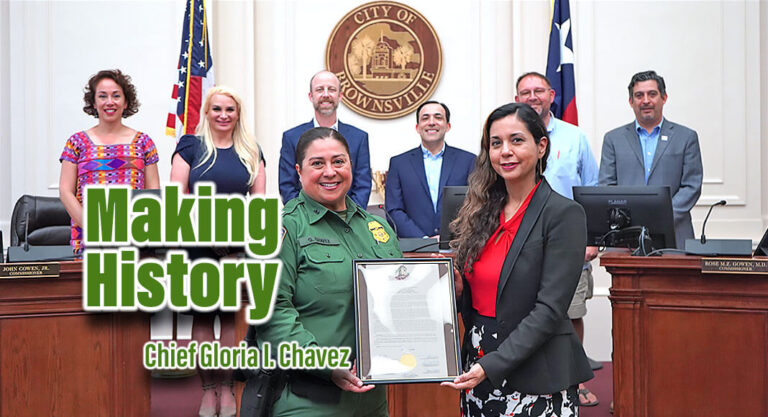 Hometown Recognition Bestowed to Chief Gloria I. Chavez