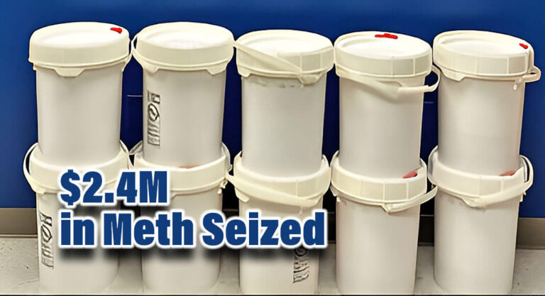 CBP Seizes $2.4 Million in Meth at Eagle Pass International Bridge I