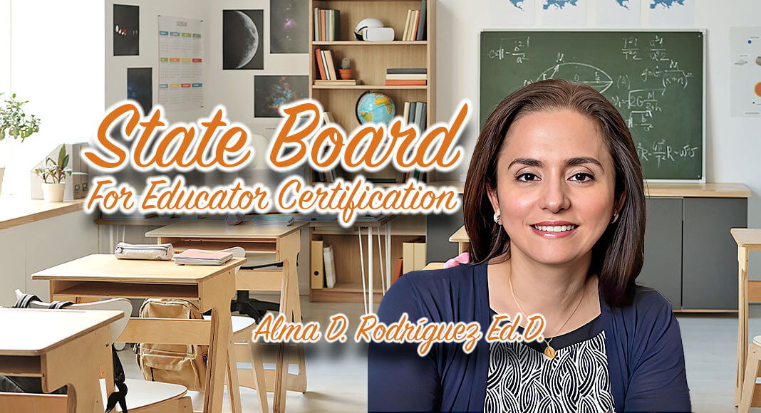 Governor Greg Abbott has reappointed Alma D. Rodríguez Ed.D. to the State Board for Educator Certification for a term set to expire on February 1, 2029. Image Source: https://www.utrgv.edu/. For illustration purposes