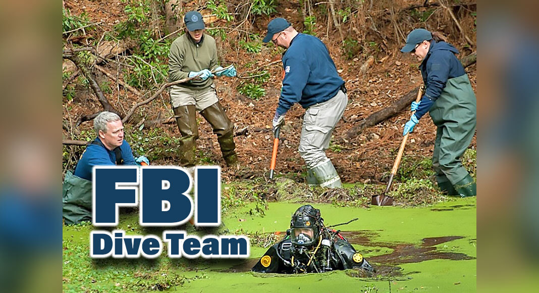USERT is trained to dive in all types of conditions—even this dense swamp located in Jasper, Florida. Image Courtesy fbi.gov