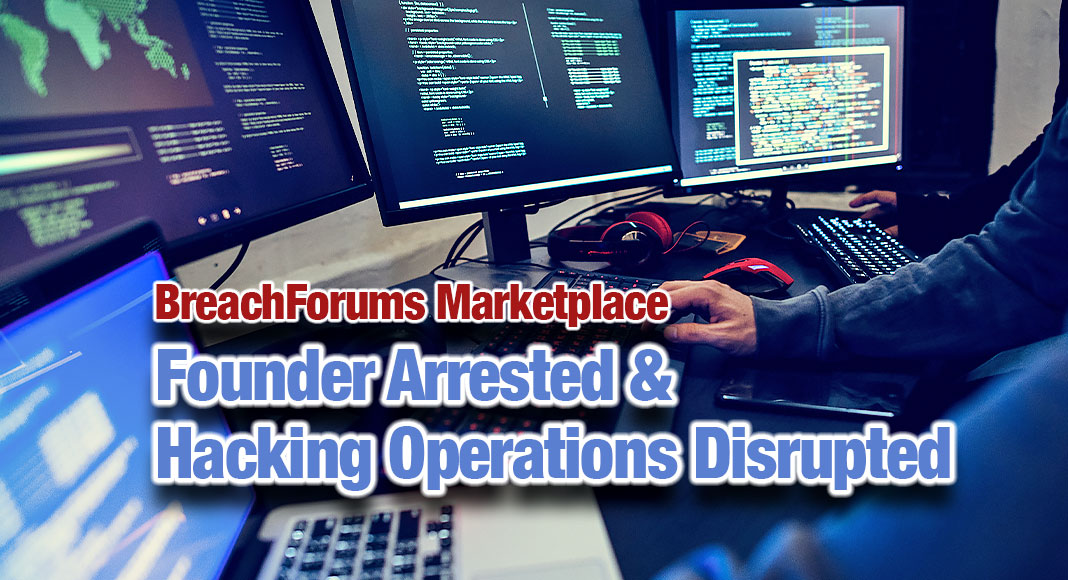 The founder of BreachForums made his initial appearance today in the Eastern District of Virginia on a criminal charge related to his alleged creation and administration of a major hacking forum and marketplace for cybercriminals that claimed to have more than 340,000 members as of last week. Image for illustration purposes 