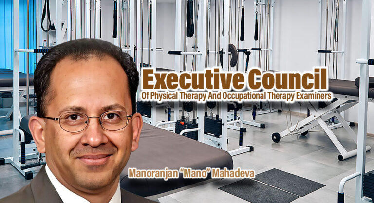 Reappointed to Exec. Council of Physical & Occupational Therapy Examiners
