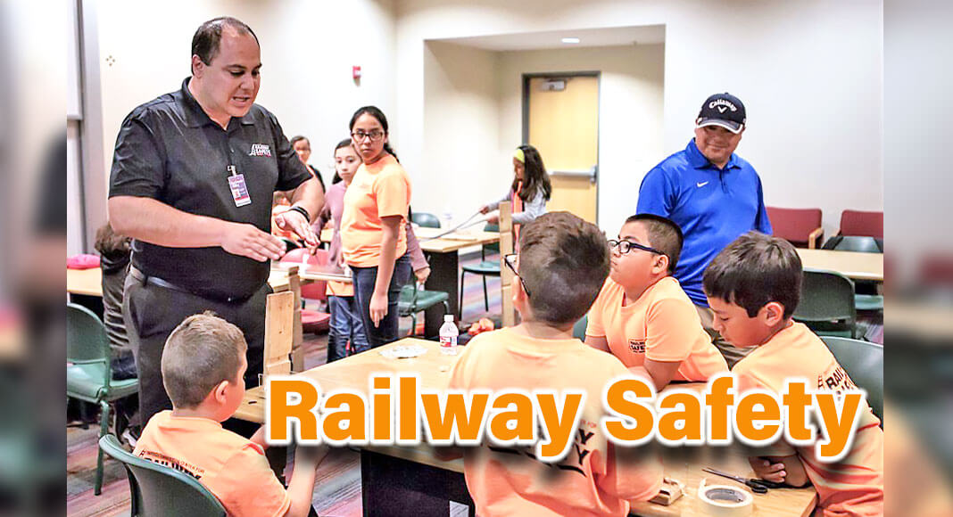 Dr. Constantine Tarawneh, senior associate dean of the UTRGV College of Engineering and Computer Science and director of UTRGV’s University Transportation Center for Railway Safety, instructs future engineers during the UTCRS Summer Camp in 2018. During this camp, Rio Grande Valley students work together in groups to build a project that deals with transportation engineering. Recently, the U.S. Department of Transportation awarded UTCRS a $10 million grant to focus on promoting safety in railway transportation systems. (UTRGV Archive Photo by Silver Salas)