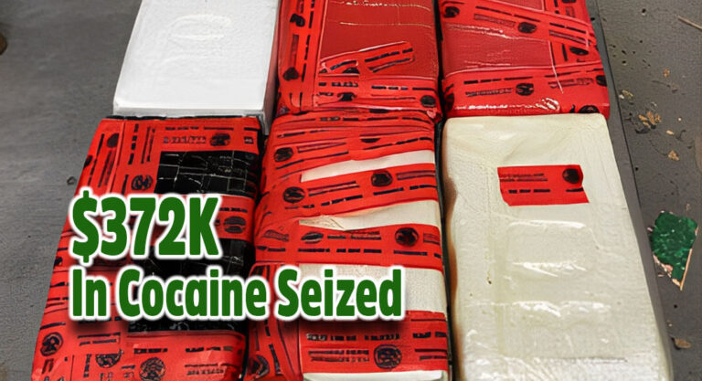CBP Seizes $372K in Cocaine in Laredo