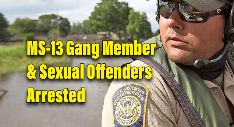 Del Rio Agents Arrest MS-13 Gang Member & 4 Sex Offenders