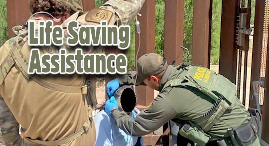 RGV Border Patrol assists migrant in medical distress