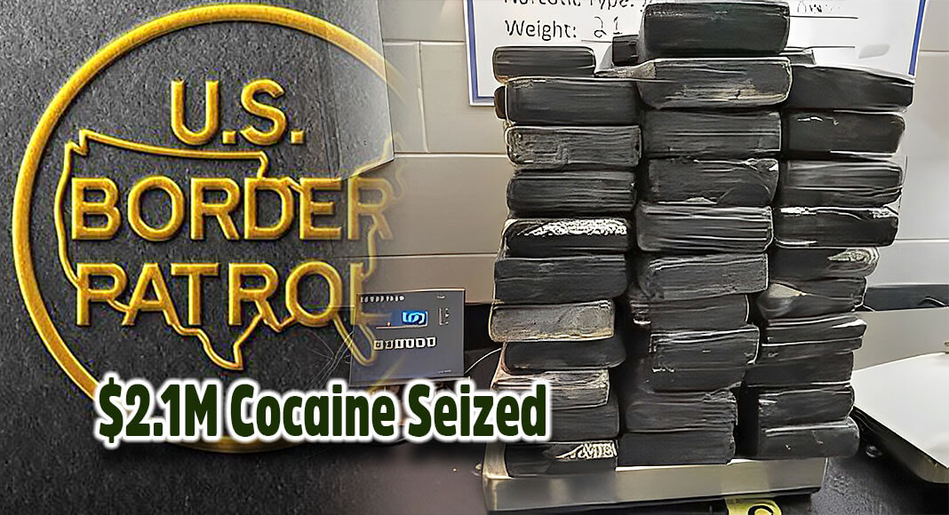 Packages containing 163 pounds of cocaine seized by CBP officers at Del Rio Port of Entry. USCBP Image