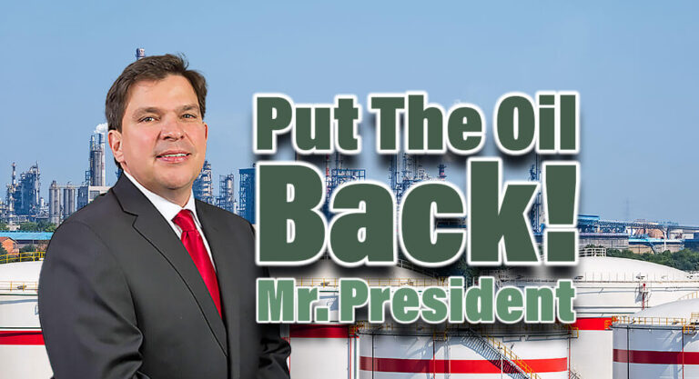 “Replenish Strategic Petroleum Reserves, Mr. President,” Cong. Gonzalez