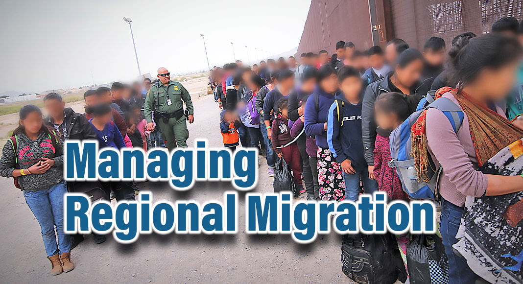 The Department of State (State) and Department of Homeland Security (DHS) are announcing sweeping new measures to further reduce unlawful migration across the Western Hemisphere, significantly expand lawful pathways for protection, and facilitate the safe, orderly, and humane processing of migrants. USCBP Image for illustration purposes