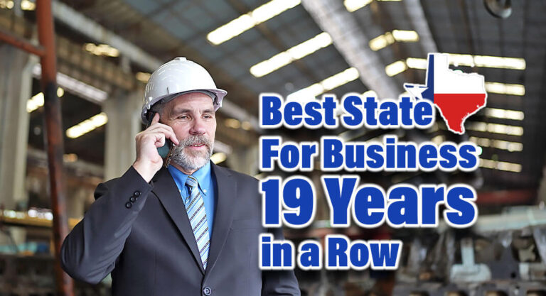 Texas Named Best State for Business 19 Years In A Row