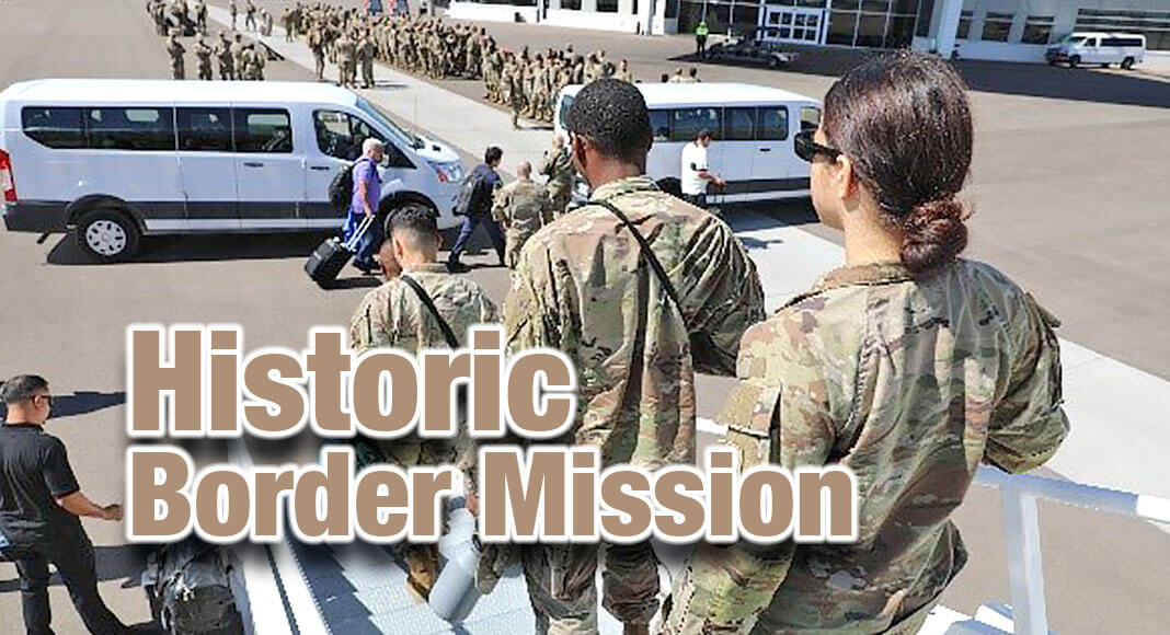 Following Governor Abbott’s request for his fellow Governors to support Texas’ border security efforts, the State of Florida sent nearly 500 Florida National Guard soldiers to the Texas-Mexico border this week. Texas Military Department Photo