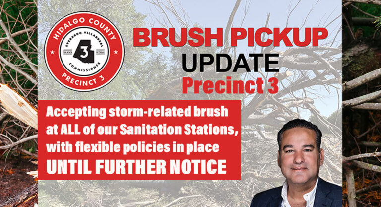 Precinct 3 – Brush Pickup Update
