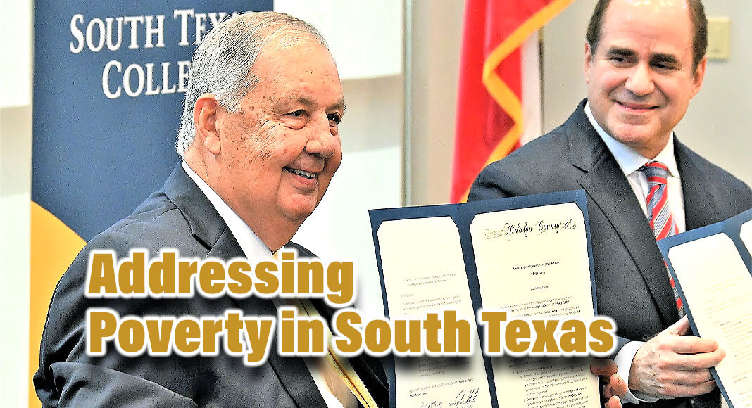 Hidalgo County Judge Richard F. Cortez and South Texas College President Dr. Ricardo Solis. Courtesy Image