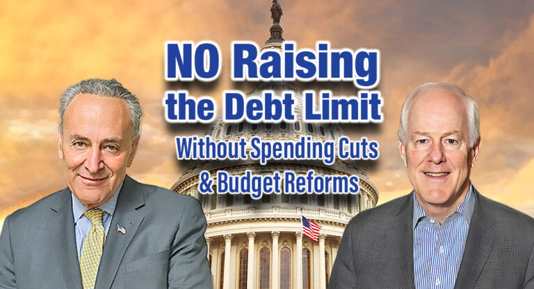 NO Raising the Debt Limit Without Spending Cuts & Budget Reforms