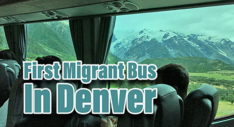 First Bus of Migrants Arrives in Denver