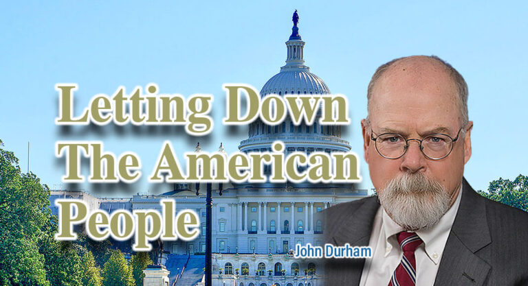Judicial Watch Statement on Durham Report