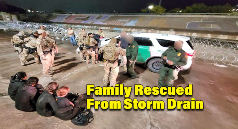 EL Paso BP Rescues Family from Storm Drain