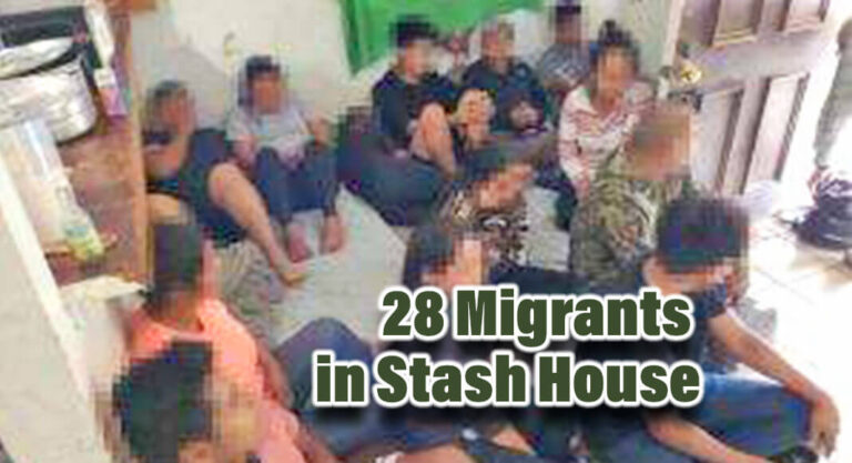 Agents Discover 28 Migrants in Stash House in Laredo