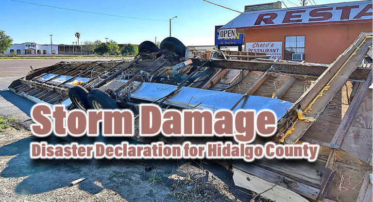 Gov. Issues Storm Damage Disaster Declaration for Hidalgo County 
