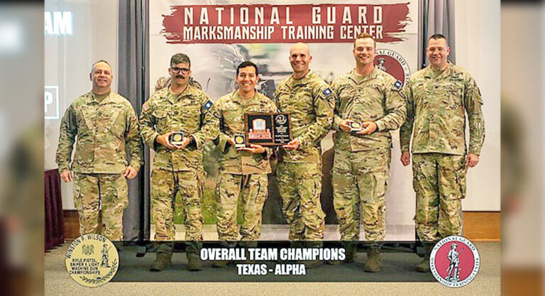 Texas Army National Guardsmen win National Marksmanship Championship