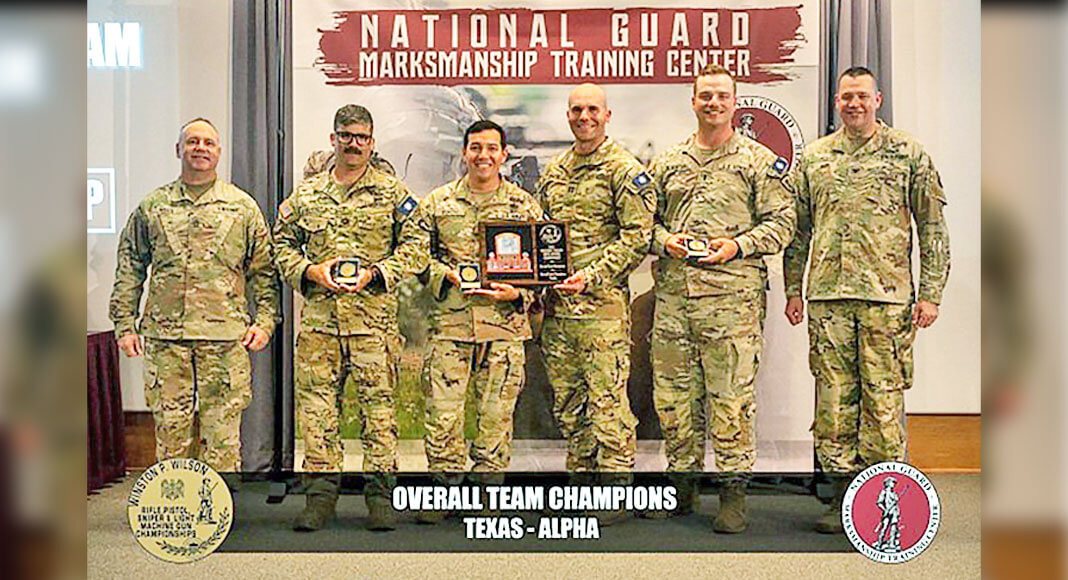 Four members of the Texas Army National Guard won the 52nd Annual Winston P. Wilson Championship, April 29- May 5, 2023, in Little Rock, Arkansas. Texas Military Department Image