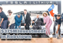 New Tesla Lithium Refinery $375M Investment in Robstown