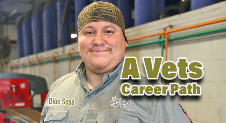 Veteran Powers Through Challenges for Welding Degree