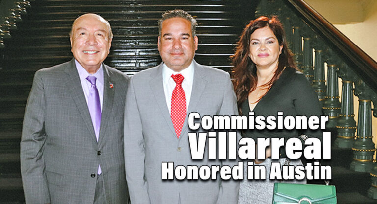 Commissioner Villarreal Honored at Texas State Capitol