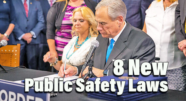 Governor Signs 8 Public Safety Bills into Law
